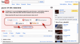 Google Disables YouTube Support On Internet Explorer