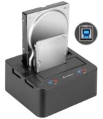 Handles Two Drives Using Sharkoon’s USB 3.0 SATA HDD Dock