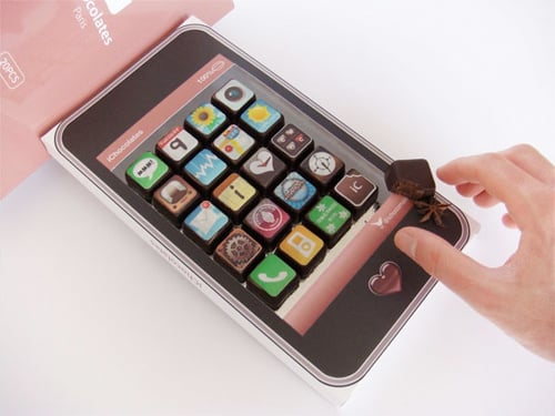 Read more about the article The French Are Making Chocolates That Look Like iPhone Apps