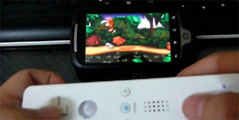 Read more about the article Wii Controller Demo gets active, Android and Wiimote handle Donkey Kong on video
