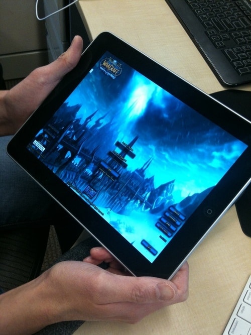 Read more about the article World of Warcraft Streamed To The iPad Through Wi-Fi