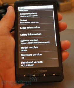 Read more about the article Android 2.2 upgrade for Droid X