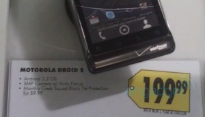 Read more about the article Best Buy pegs Droid 2