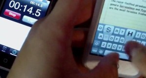 Read more about the article Samsung Galaxy S User Unofficially Beats World Texting Record With iPhone 4 [Video]