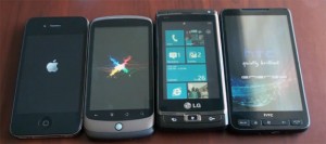 Read more about the article Speed Test between iPhone 4 (iOS 4) Vs. HTC HD2 Vs. Nexus One (Android 2.2) Vs. LG Panther (Windows Phone 7)