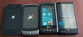 Speed Test between iPhone 4 (iOS 4) Vs. HTC HD2 Vs. Nexus One (Android 2.2) Vs. LG Panther (Windows Phone 7)