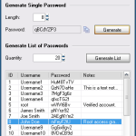 SoftFuse Password Generator Std 2.5 For Windows