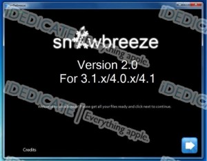 Read more about the article Sn0wbreeze 2.0 Release Date to Jailbreak iOS 4.1 Firmware