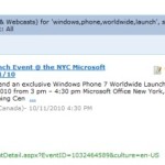 Finally Windows Phone 7 Launching On October 11th in New York City