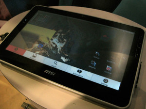 Read more about the article MSI Wintel Tablet Coming