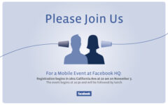 Facebook Going To Hold a Mobile Event On Nov 3