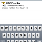 How to Enable HDR Photography on Jailbroken iPod Touch 4G