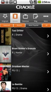 Read more about the article Crackle app for Android