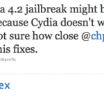 Comex’s Tweet:iOS 4.2 Jailbreak May Be Delayed
