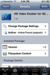 Download HD Video Enabler for iPhone 3GS[Cydia Tweak]