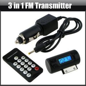 Read more about the article LCD FM Transmitter with Remote & Car Charger for iPhone and iPod
