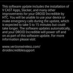 Droid Incredible Finially Update With V CAST