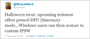 Read more about the article Upcoming Redsn0w (0.9.7) Will Bring Pwned DFU Mode