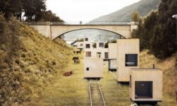 Rolling Hotel On Train Tracks