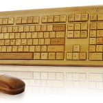 Natural Full Bamboo Keyboard And Mouse Combo