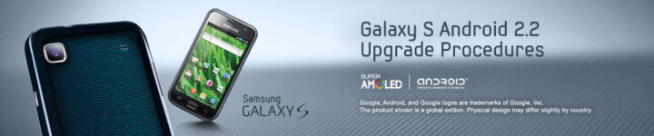 Samsung GT-I9000 Galaxy S Vibrant Android 2.2 Froyo Upgrade