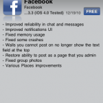 Facebook 3.3.3 for iPhone Is Available In The App Store