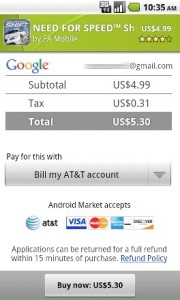 Read more about the article AT&T Billing Now Available On Android Market