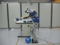 HRP-2 Humanoid Robot Turns Obstacles Into Tools