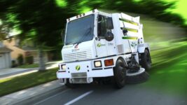 World’s First Hybrid Street Sweeper