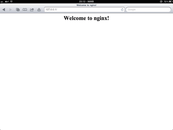 Read more about the article Host Your Website from Apple iPad with Nginx for iOS