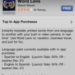 Translates Text On The Fly With Your iPhone Camera Using Word Lens