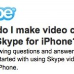 Skype Coming For iPhone 4