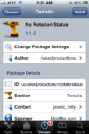 Remove Rotation Lock Icon in Status Bar of iPhone With No Rotation Status
