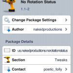 Remove Rotation Lock Icon in Status Bar of iPhone With No Rotation Status