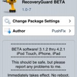 Stops Accidental iOS Updates For Jailbroken iPhone, iPad, iPod touch With RecoveryGuard