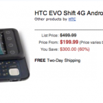 HTC EVO Shift 4G Available For Pre-Order At Amazon