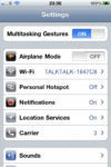 Enable Multitasking Gestures and Side Switch for iPhone 4 and iPhone 3GS on iOS 4.3[How To]
