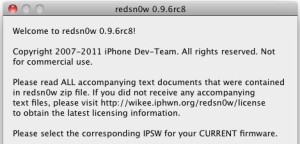 Read more about the article Download Redsn0w 0.9.6rc8 for iPhone, iPad and iPod touch Jailbreak
