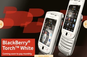 Read more about the article White BlackBerry Torch 9800 To Be Available Soon From Vodafone UK