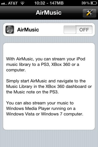Read more about the article Stream Music From iPhone,iPad And iPod Touch To PS3, XBox 360 And Windows PC With AirMusic App