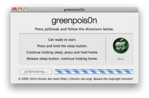 Read more about the article How To Fix Issues and Problems Using GreenPois0n RC5 on jailbreak iOS 4.2.1