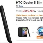 HTC Desire S To Be Released on April 18 With a Price Tag £419