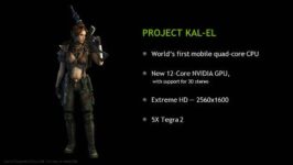 NVIDIA Announced Quad-Core Tegra Chip Project KAL-EL Demos at MWC 2011
