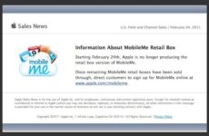 Apple Removes MobileMe