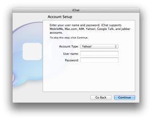 Read more about the article Yahoo Messenger to Mac OS X Lion iChat App