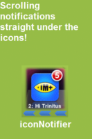 Icon-Based Scrolling Notifications System – IconNotifier