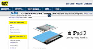 Read more about the article Rumour: Best Buy to Give iPad 2 to Its Employees