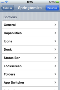 Read more about the article Springtomize – iPhone, iPod Touch Springboard Customization Tool Now Available in Cydia
