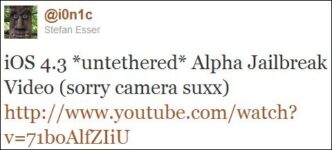 iOS 4.3 Untethered Jailbreak Caught On Demo Video