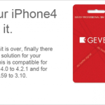 Unlock iPhone 4, iOS 4.3 / 4.2.1 On 2.10.04 / 3.10.01 Baseband With Gevey Turbo SIM